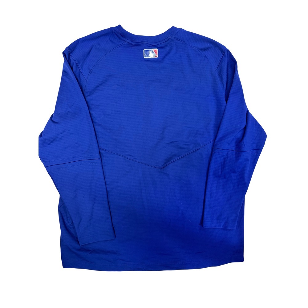 Nike Los Angeles Dodgers MLB Authentic Dri-FIT Long Sleeve Shirt Mens XXL Blue - Picture 2 of 4